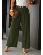 Pantalon large en viscose