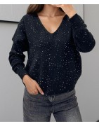 Pull femme  Col V