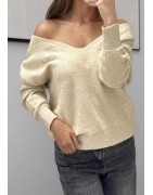 Pull femme  Col V