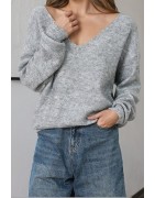 Pull femme  Col V