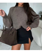 Pull femme en laine