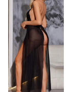 Nuisette longue, string